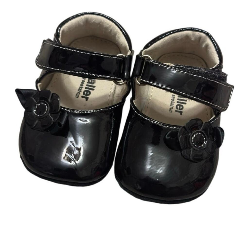 Girls See Kai Run Smaller Black Patent Mary Jane Shoes Size 6-9 M